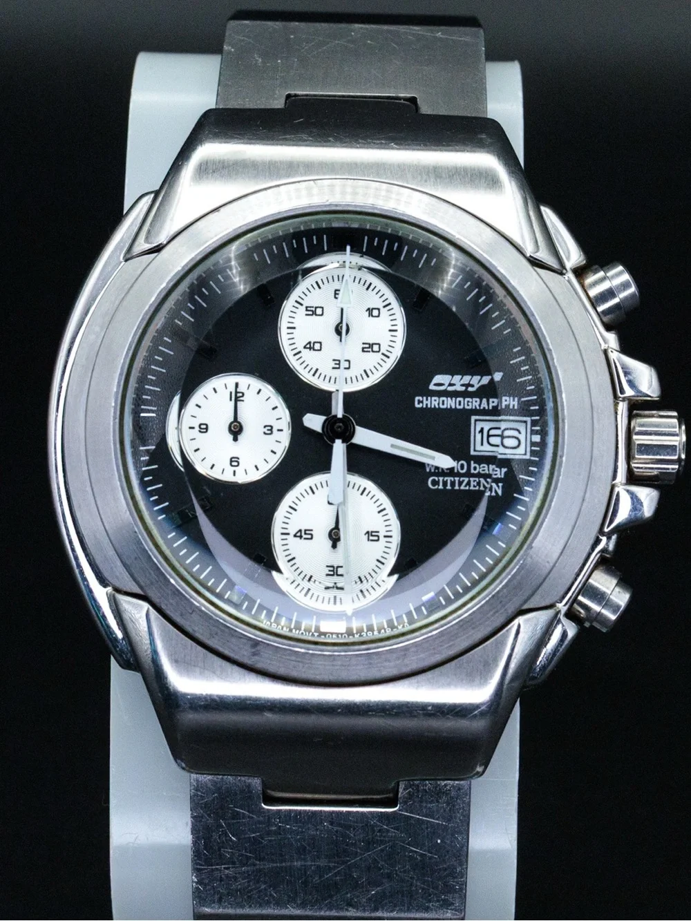 Citizen Rare Oxy 0510-K1251 Vintage 38mm JDM Import Chronograph